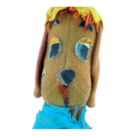 Fun Farm Plush 7" Funnybones Dog Stuffed Toy Relaxed Dog in Bib Overalls - Picture 8 of 12